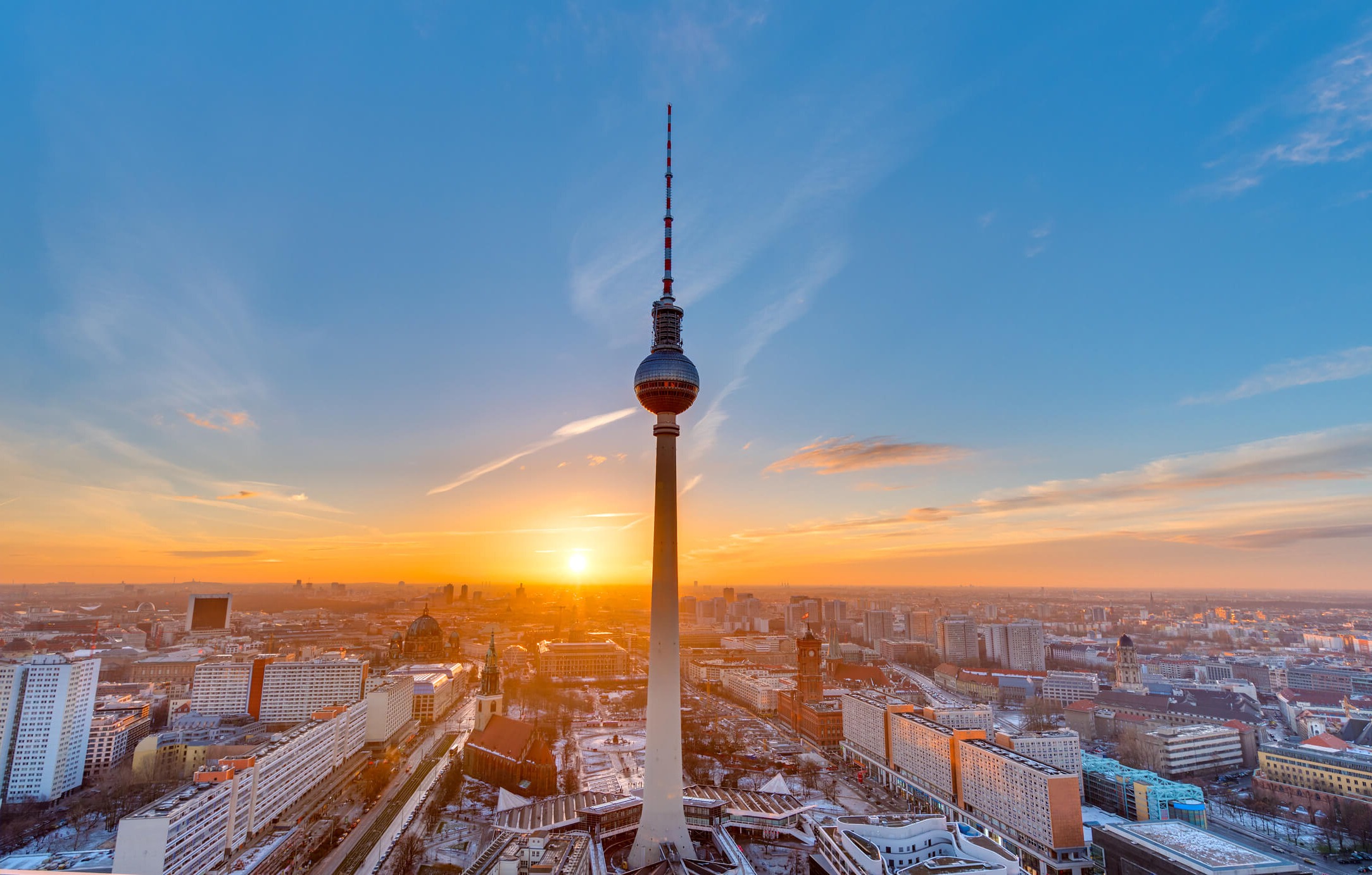 BEATBRDG Music Industry Internships - Looking out over the Berlin skyline