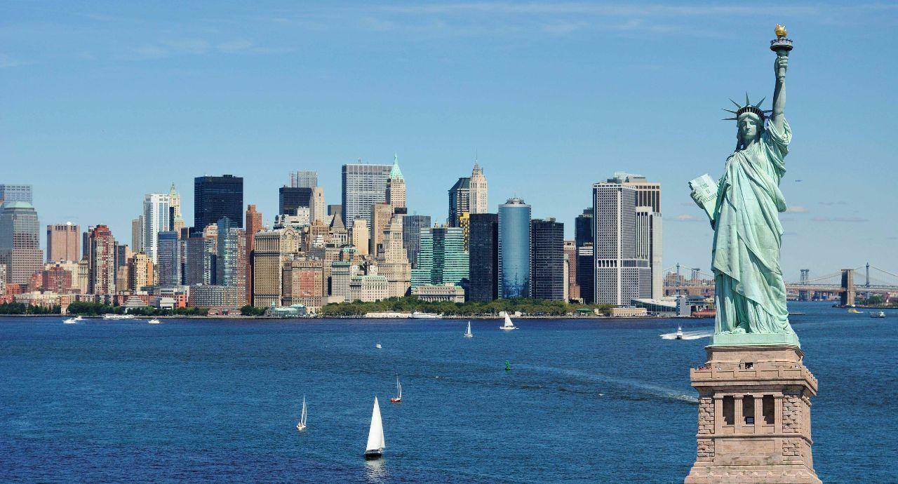 BEATBRDG Music Industry Internships - View of Manhattan from Ellis Island in New York